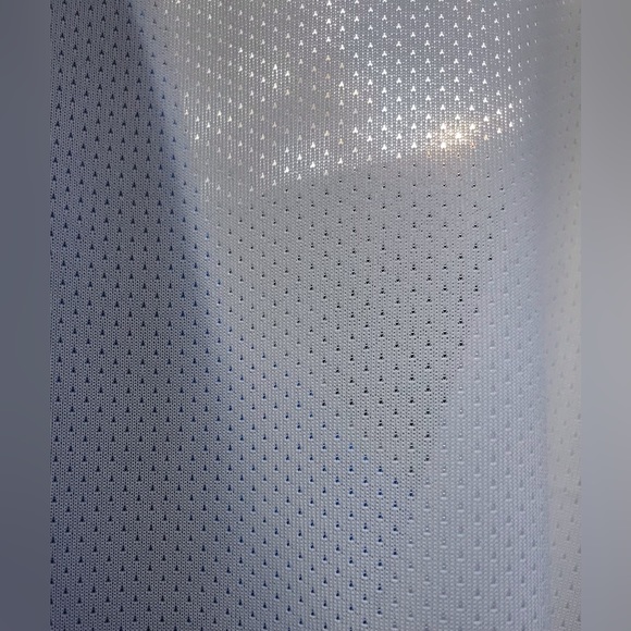 Nike Fit Dry Blue & White Mesh Short-sleeve Tee - S - Picture 3 of 6